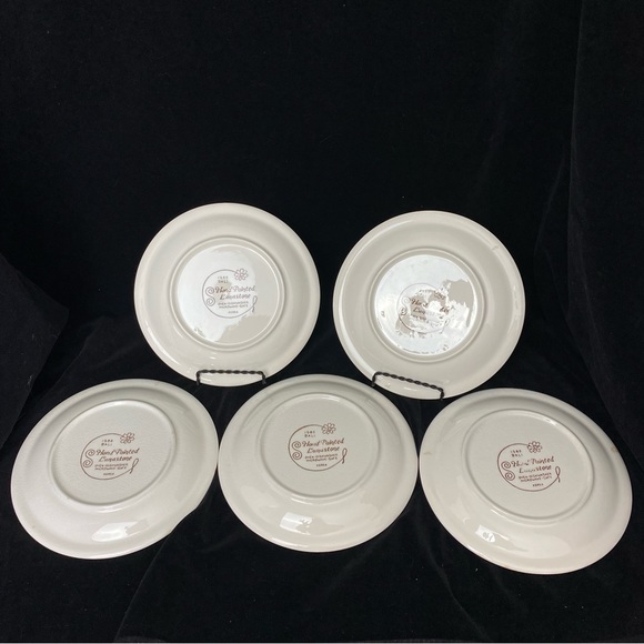 (1) Vintage Lot of 5, Lunastone 1580 Bali Pattern Floral Bread & Butter Plates - Picture 5 of 17
